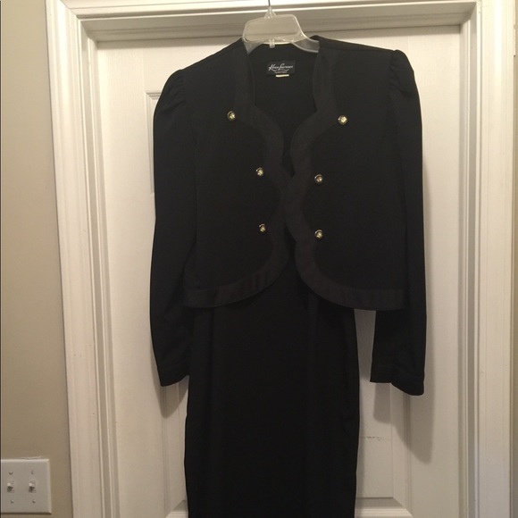 Karen Lawrence by Matthew Elegant Black Dress 12 - Picture 1 of 6